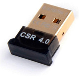 Mini Adaptador Bluetooth Usb Csr 4 0 Dongle Conector Pc