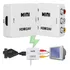 Mini Adaptador Conversor 1080p Hdmi P/ Vídeo Composto Av Rca