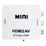 Mini Adaptador Conversor Hdmi X Av Rca Hdmi2av 1080p