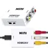 Mini Adaptador Hdmi Pr 2av Rca Audio Conversor Usb Tv Digita
