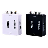 Mini Adaptador Para Tv Antiga Tubo Entrada Hdmi P Saída Av