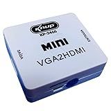 Mini Adaptador VGA Para HDMI VGA2HDMI 1080 P Conector Conversor Com áudio Para PC Laptop Para Projetor HDTV