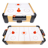 Mini Aero Game Air Hockey De Mesa Jogos Com Batedores Discos