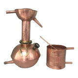Mini Alambique De Cobre 4 Litros Produza Sua Própria Cachaça