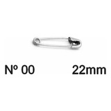 Mini Alfinete De Segurança N 00 Com 100 Unid 2 2cm Sekich