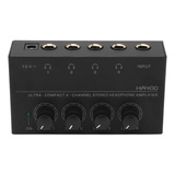 Mini Amplificador De Fone De Ouvido Estéreo Ha400 4 Canais