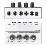 Mini Amplificador Ha400 Ultracompacto 4 Canais