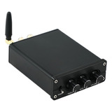 Mini Amplificador Mesa 200w Rms 100w 100w Bluetooth Ou Rca