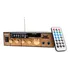 Mini Amplificador/receiver Som Bluetooth, Usb, Fm, Karaoke C