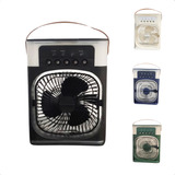 Mini Ar Condicionado Climatizador Ventilador Portátil Mesa Cor Preto 127 220v