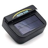 Mini Ar Condicionado De Energia Solar Exaustor 1W Ventilador De Ventilação Solar Portátil Para Automóveis Renovador De Ar E Cooler Preto