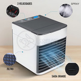 Mini Ar Condicionado Portátil Arctic Air Cooler Umidificador Climatizador Led Cor Branco 110v 220v 30w