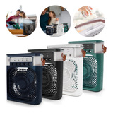 Mini Ar Condicionado Ventilador Umidificador Climatizador Cor Azul 127 220v