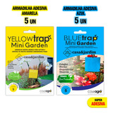Mini Armadilha Adesiva Azul E Amarela 10 Unidades