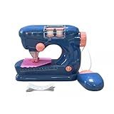 Mini Atelie Maquina De Costura De Verdade Brinquedo Infantil Importway Azul