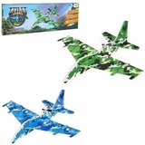 Mini Avião Jato Planador Militar Brinquedo Infantil Bateria
