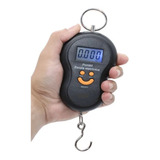 Mini Balança Digital Gancho Viagem Pesca Cozinha 40kg 10g
