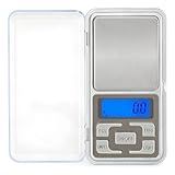 Mini Balança Digital Precisão Pesa 0 1 Grama Até 500 Gramas Com Visor Digital Em LED Com Função Tara Portátil Bolso Eletrônica Joia Diamante Ouro Prata Metal Inclusas 2 Pilhas AAA Premium