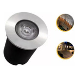 Mini Balizador Embutido Solo Led 1w Branco Quente frio