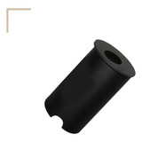 Mini Balizador Led 2w Bco Quente Escada Parede 24h Cúpula Preto Estrutura Preto