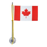 Mini Bandeira Canadá C Ventosa