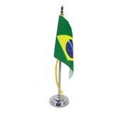 Mini Bandeira De Mesa Do Brasil