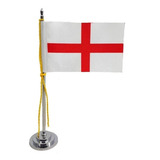 Mini Bandeira De Mesa Inglaterra Poliéster