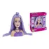 Mini Barbie Busto Styling Head Special Hair Lilás Pupee