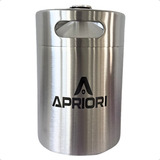 Mini Barril Inox Cerveja 5 Litros Casco Keg Growler Chopp