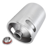 Mini Barril Inox Para Cerveja 2 Litros Keg Growler Chopp