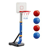 Mini Basquete Hoop Jogo De Basquete Competição Azul