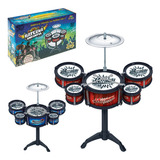 Mini Bateria Infantil Crianças 5 Tambores