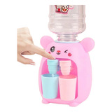 Mini Bebedouro Água Suco Infantil Panda Rosa Azul Criança