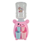 Mini Bebedouro Água Suco Infantil Panda Rosa Azul Criança