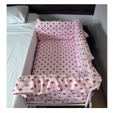 Mini Berço Bebê Maternidade Lateral Moises Acoplado Cama