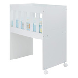 Mini Berço Moises Com Colchao E Rodizios Bbi54 Branco Dtall