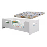 Mini Berço Montessori Encanto Infantil Com Colchão 150x70 Incluso Lv Móveis