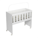 Mini Berço Multifuncional Com Colchão 5x1 Versátil Rodízios