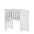 Mini Berço Tigus Baby Rubi Funcional 94x80cm Branco
