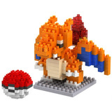 Mini Blocos De Montar Estilo Lego Pokémon Charizard 230 Peça