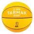 Mini Bola De Basquete K100 Rubber Tarmak Cor Amarelo