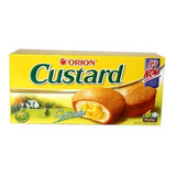 Mini Bolo C Recheio De Creme Orion Custard 138g C 6 Un