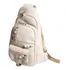 Mini Bolsa Lateral Masculina De Couro Legitimo Brinde Cor Creme