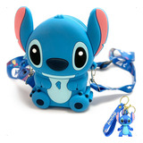 Mini Bolsinha Lilo Stitch Angel Porta Treco Moeda Chaveiro