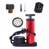 Mini Bomba Ar Bike Reversivel Manômetro 160psi Moto Carro
