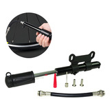 Mini Bomba De Ar Ciclismo Mtb Alta Pressão Estrada 100psi Cor Preto