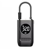 Mini Bomba De Ar Eletrica Digital Portatil 50w 2000mah Pneu Carro Moto Czk3668