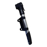 Mini Bomba Para Bicicleta Aluminio 86 Psi Bico Grosso E Fino Cor Preto