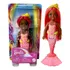 Mini Boneca Colecionável Menina Sereia Morena Negra - Rosa Claro E Amarelo - Chelsea Club - Família Da Boneca Barbie Sereia Dreamtopia - Mattel Brinquedos