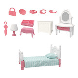 Mini Bonecas Casa Móveis Conjunto Acessórios 1 12